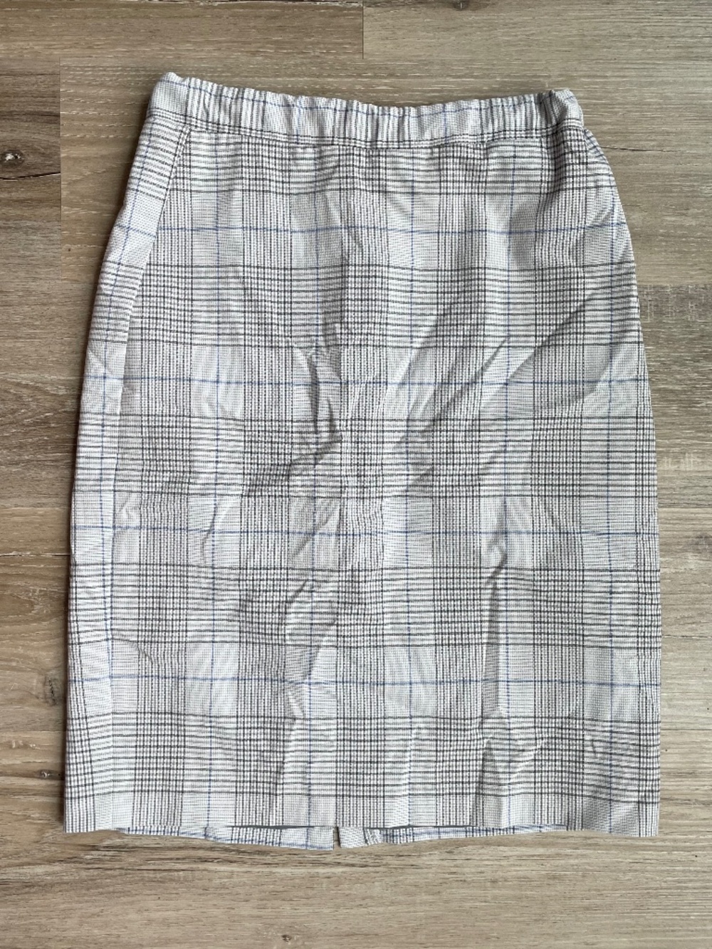 Banana Republic Grey Plaid Pencil Skirt Size 4